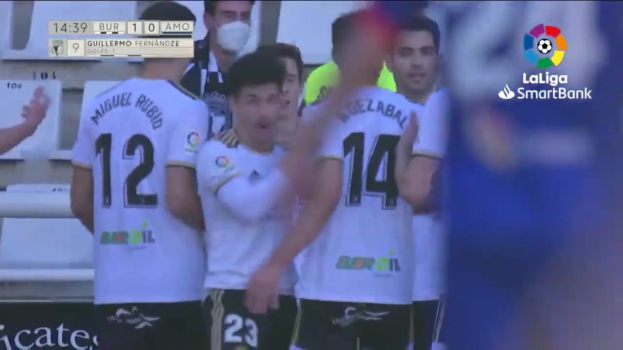 SPA D2 Burgos CF Vs SD Amorebieta Guillermo Fernandez Hierro Goal in 14 min, Score 1:0