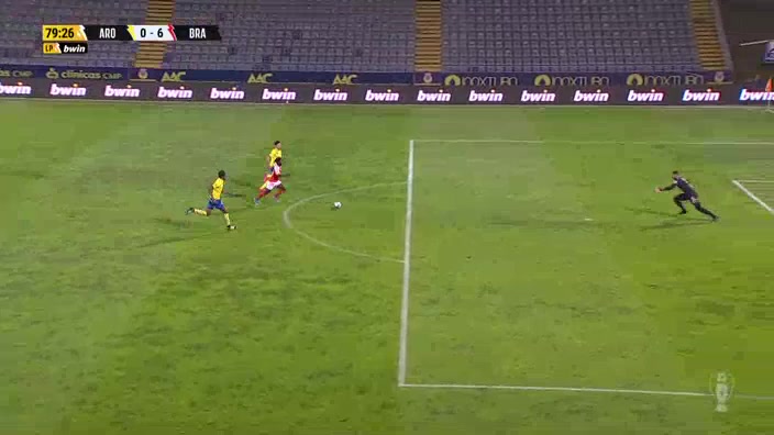 POR D1 FC Arouca Vs Sporting Braga 79 phút Roger FernandesVào, ghi bàn 0:6