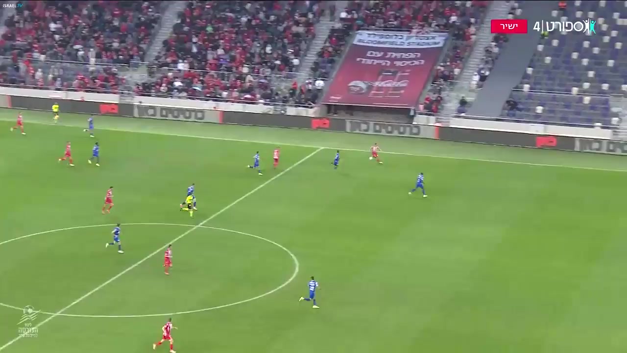 ISR D1 Hapoel Tel Aviv Vs Maccabi Petah Tikva FC Osher Davida Goal in 71 min, Score 1:0