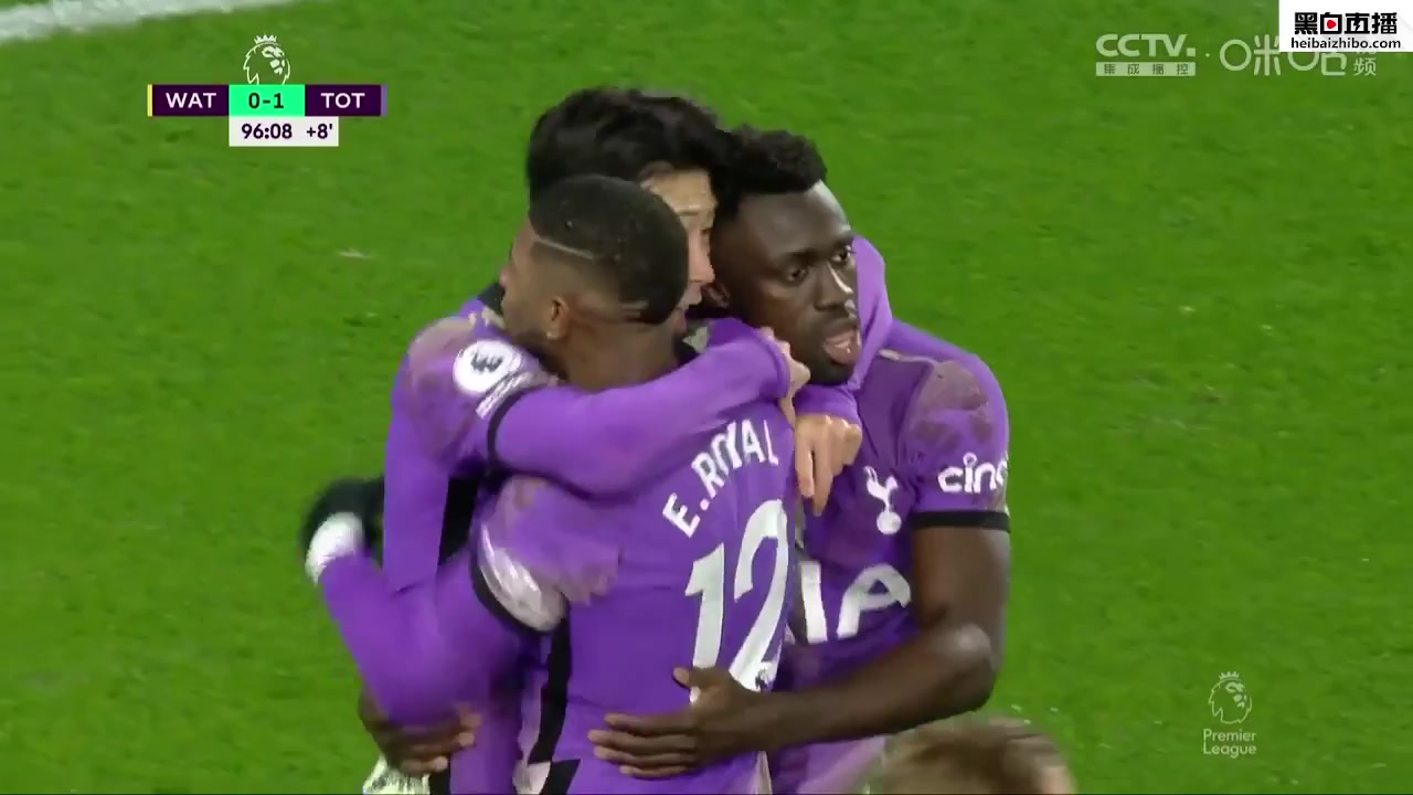 EPL Watford Vs Tottenham Hotspur  Goal in 96 min, Score 0:1