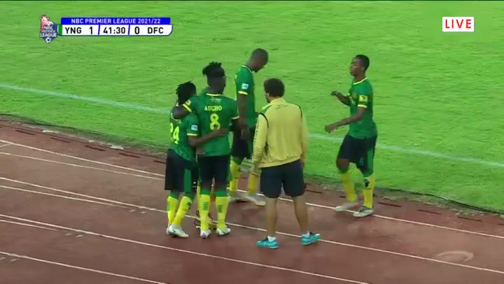 TZA D1 Young Africans Vs Dodoma Jiji FC  Goal in 41 min, Score 1:0