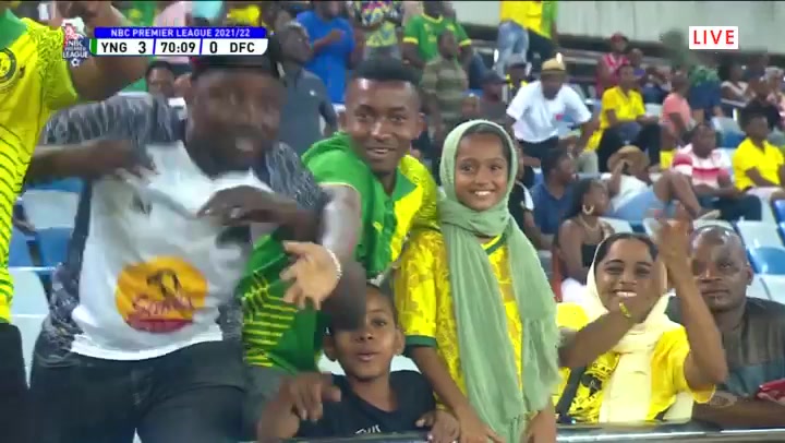 TZA D1 Young Africans Vs Dodoma Jiji FC  Goal in 69 min, Score 3:0