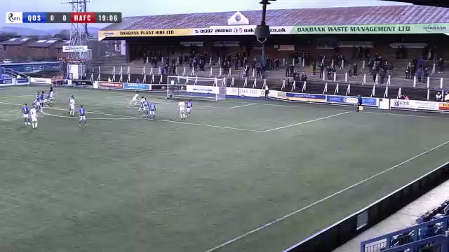 SCO CH Queen of South Vs Hamilton Academical David Moyo Goal in 19 min, Score 0:1
