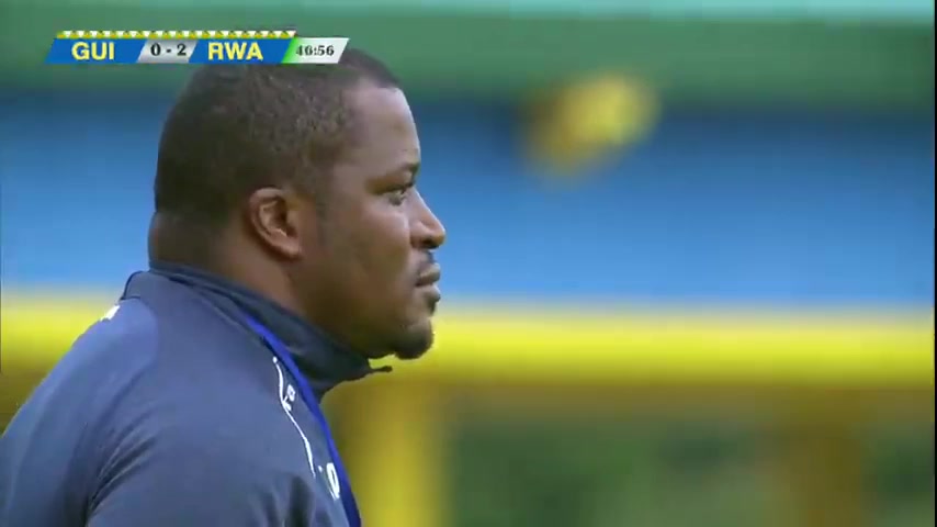 INT FRL Rwanda Vs Guinea Usengimana D. Goal in 45+ min, Score 2:0