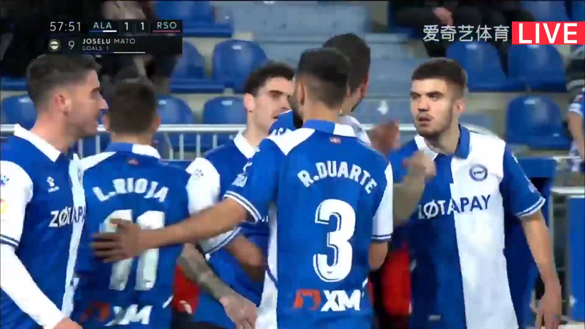 31 Alaves Vs Real Sociedad 58 skor gol Jose Luis Sanmartin Mato,Joselu, skor 1:1