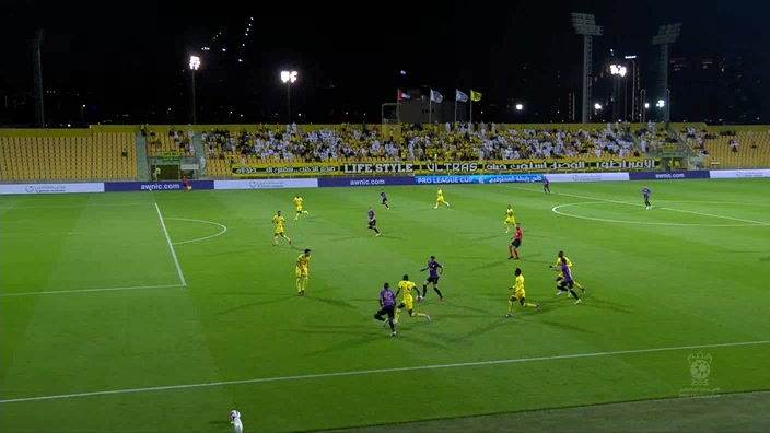 UAE C Al-Wasl Vs Al Ain 4 ทำประตู Cristian Guanca ประตู, ทำคะแนน 0:1