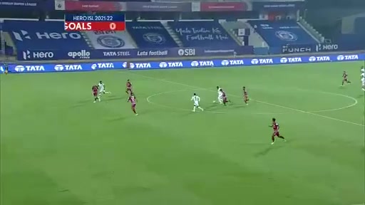 ISL Jamshedpur FC Vs Northeast United Deshorn Brown Goal in 4 min, Score 0:1