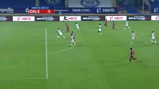 ISL Jamshedpur FC Vs Northeast United Boris Singh Goal in 55 min, Score 2:1