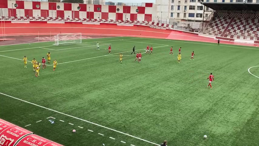 ALG U21 CR Belouizdad U21 Vs JS Kabylie U21  Goal in 41 min, Score 0:1