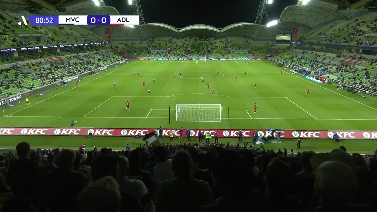 AUS D1 Melbourne Victory Vs Adelaide United 83 phút Nicholas DAgostinoVào, ghi bàn 1:0