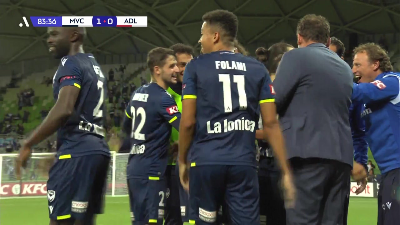 AUS D1 Melbourne Victory Vs Adelaide United 86 phút Vào, ghi bàn 1:1