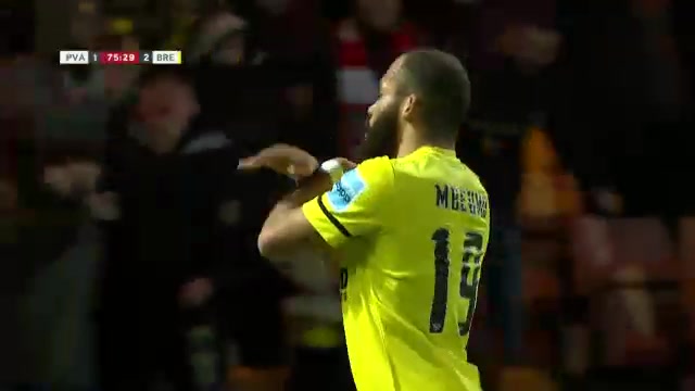 ENG FAC Port Vale Vs Brentford 75 phút Bryan MbeumoVào, ghi bàn 1:3