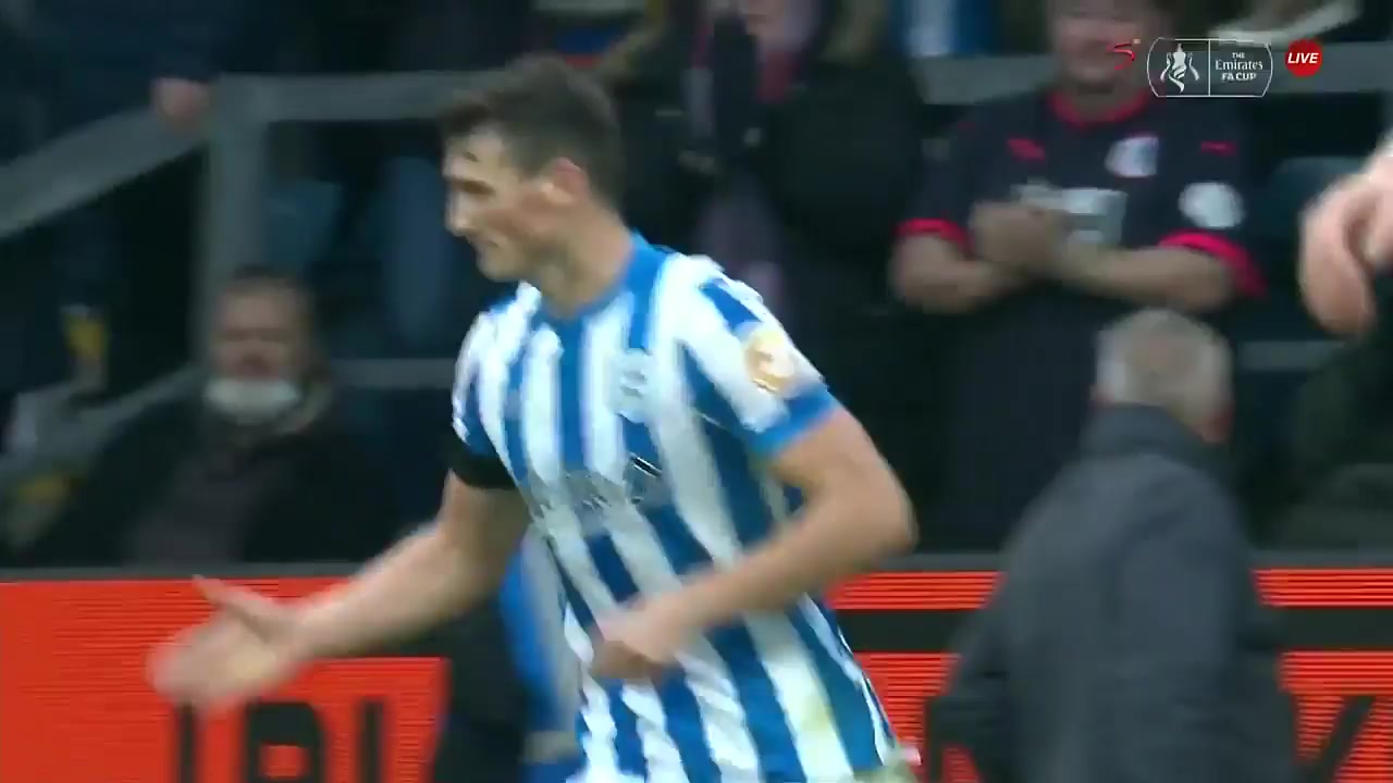 ENG FAC Burnley Vs Huddersfield Town Matty Pearson Goal in 86 min, Score 1:2