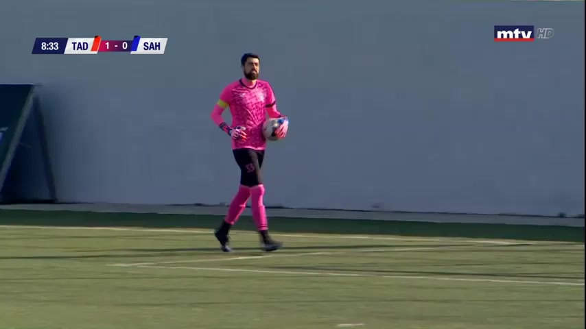 LBN D1 Shabab Sahel Vs Tadamon Sour Alaa El Baba Goal in 7 min, Score 0:1