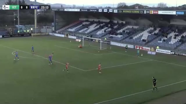SCO CH Inverness Vs Raith Rovers Ethan.Ross Goal in 23 min, Score 0:1