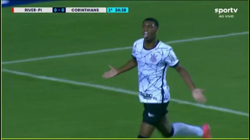 CSP YC River (PI) Youth Vs Corinthians Paulista (Youth) Felipe Augusto Goal in 24 min, Score 0:1