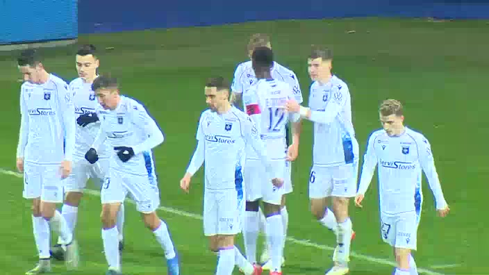 FRA D2 Grenoble Vs AJ Auxerre Charbonnier Gaetan Goal in 30 min, Score 0:1