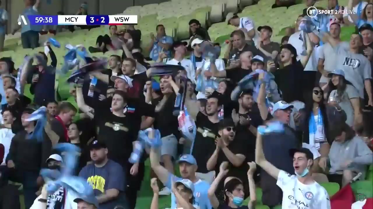 AUS D1 Melbourne City Vs Western Sydney Marco Tilio Goal in 61 min, Score 3:2