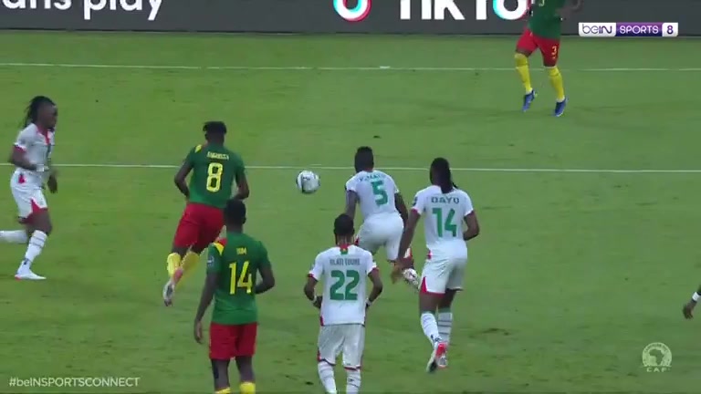 CAF NC Cameroon Vs Burkina Faso 39 phút Aboubakar Vincent PateVào, ghi bàn 1:1