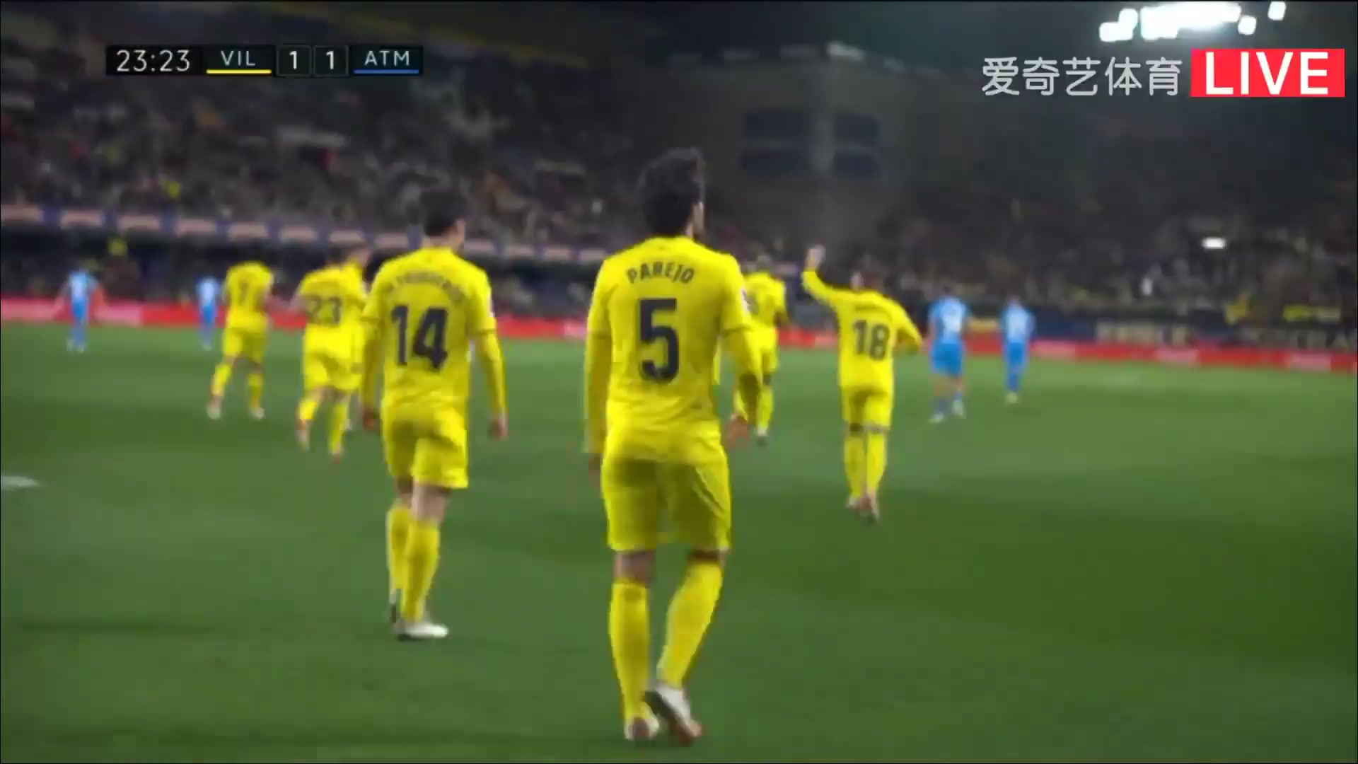 Laliga1 Villarreal Vs Atletico Madrid 22 ทำประตู  ประตู, ทำคะแนน 1:1