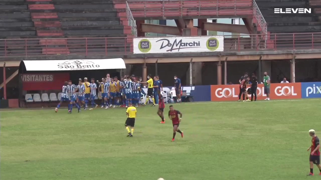 CSP YC Flamengo-SP (Youth) Vs Avai (Youth) Adiel Goal in 38 min, Score 0:1