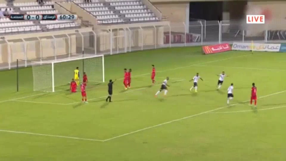 OMA PL Al Rustaq Vs Al-Msnaa  Goal in 63 min, Score 1:0