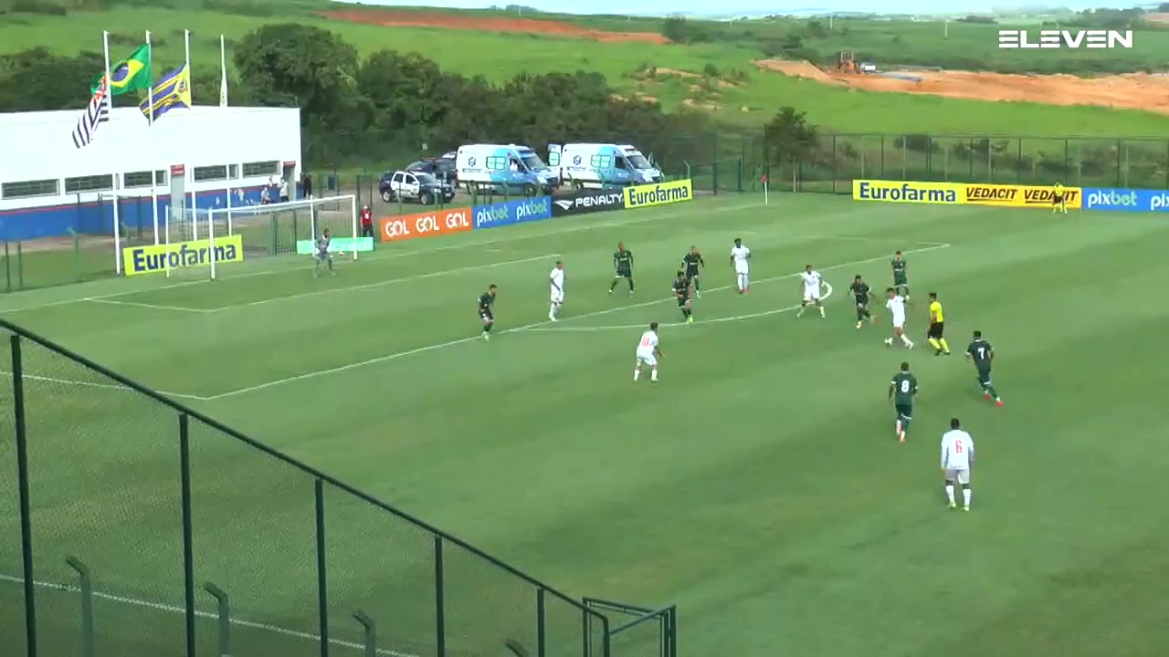 CSP YC Desportivo Brasil  Youth Vs Goias (Youth) David Braga Goal in 46 min, Score 2:1