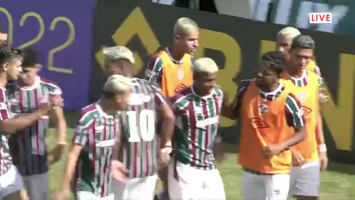 CSP YC Fluminense RJ (Youth) Vs Francana Youth John Kennedy Goal in 53 min, Score 2:0