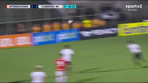 CSP YC Internacional RS U20 Vs Flamengo-SP (Youth)  Goal in 64 min, Score 3:0