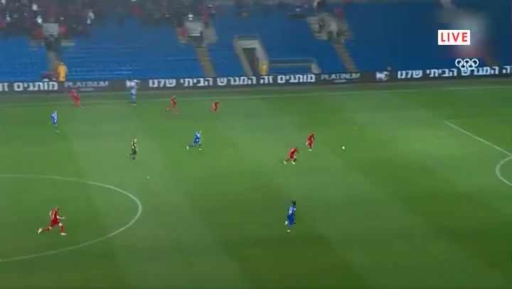ISR CUP Hapoel Hadera Vs Hapoel Bnei Sakhnin FC Steven Alfred Goal in 24 min, Score 1:0