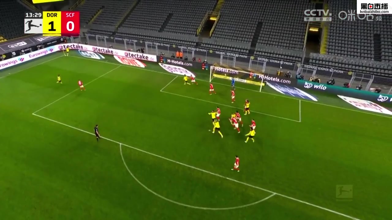 Bundesliga Borussia Dortmund Vs SC Freiburg 12 phút Thomas MeunierVào, ghi bàn 1:0