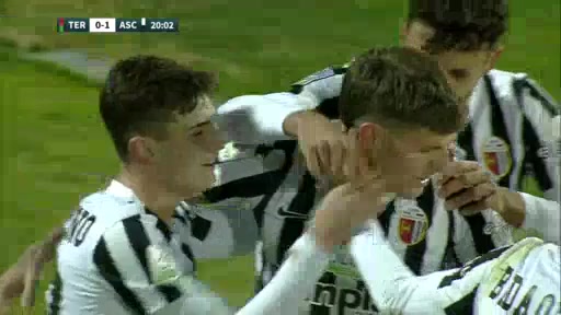 ITA D2 Ternana Vs Ascoli Fabio Maistro Goal in 19 min, Score 0:1