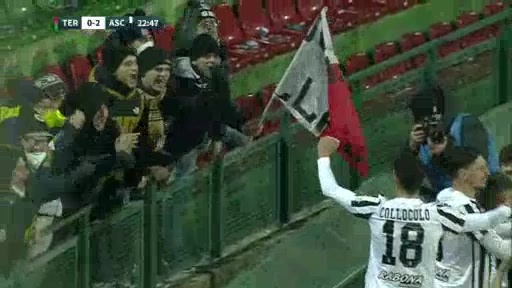 ITA D2 Ternana Vs Ascoli 22 phút Fabio MaistroVào, ghi bàn 0:2