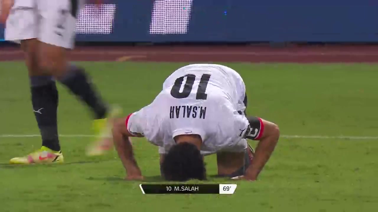 CAF NC Guinea Bissau Vs Egypt 69 ทำประตู Mohamed Salah Ghaly ประตู, ทำคะแนน 0:1