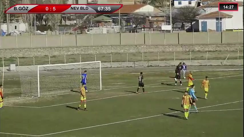 TUR 3B Baskent Gozgozler Vs Nevsehirspor Genclik Yıldıray Koçal Goal in 69 min, Score 0:5