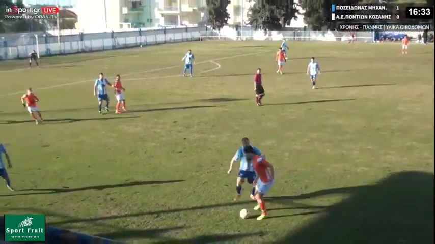 GR S L3 Posidonas Neas Michanionas Vs AEP Kozani 17 phút Vào, ghi bàn 1:1