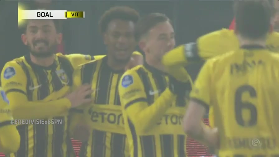 HOL D1 Feyenoord Vs Vitesse Arnhem Lois Openda Goal in 68 min, Score 0:1