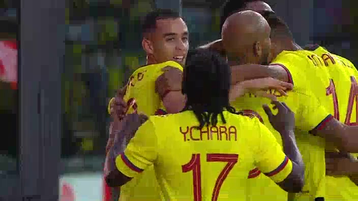 INT FRL Colombia Vs Honduras  Goal in 9 min, Score 1:0