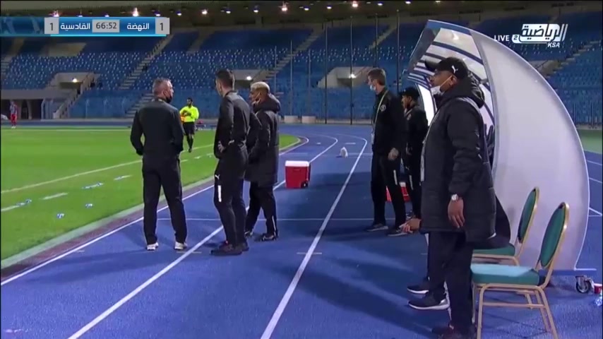 KSA D1 Al-Nahdha Vs Al-Qadasiya 70 phút Vào, ghi bàn 1:1