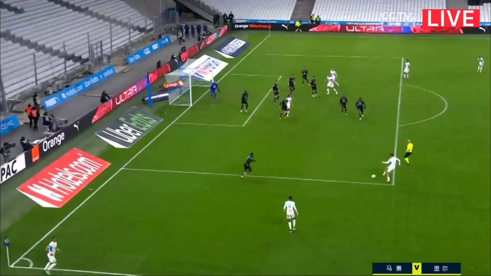 Ligue1 Marseille Vs Lille 75 phút Vào, ghi bàn 1:1