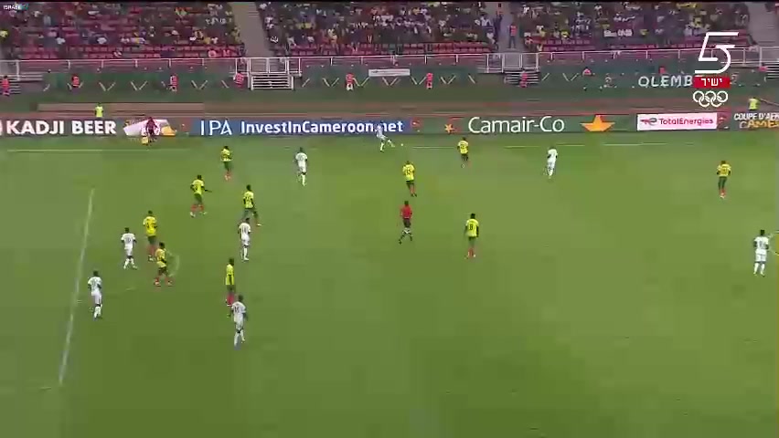 CAF NC Cape Verde Vs Cameroon Garry Mendes Rodrigues Goal in 52 min, Score 1:1