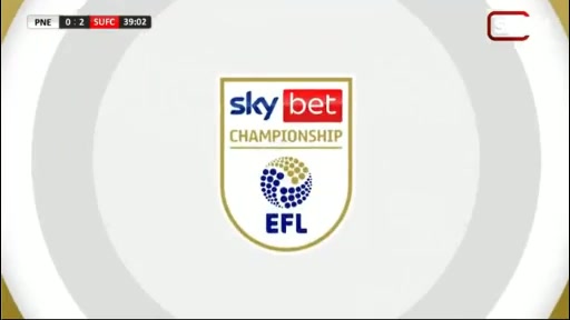 ENG LCH Preston North End Vs Sheffield United  Goal in 39 min, Score 0:2