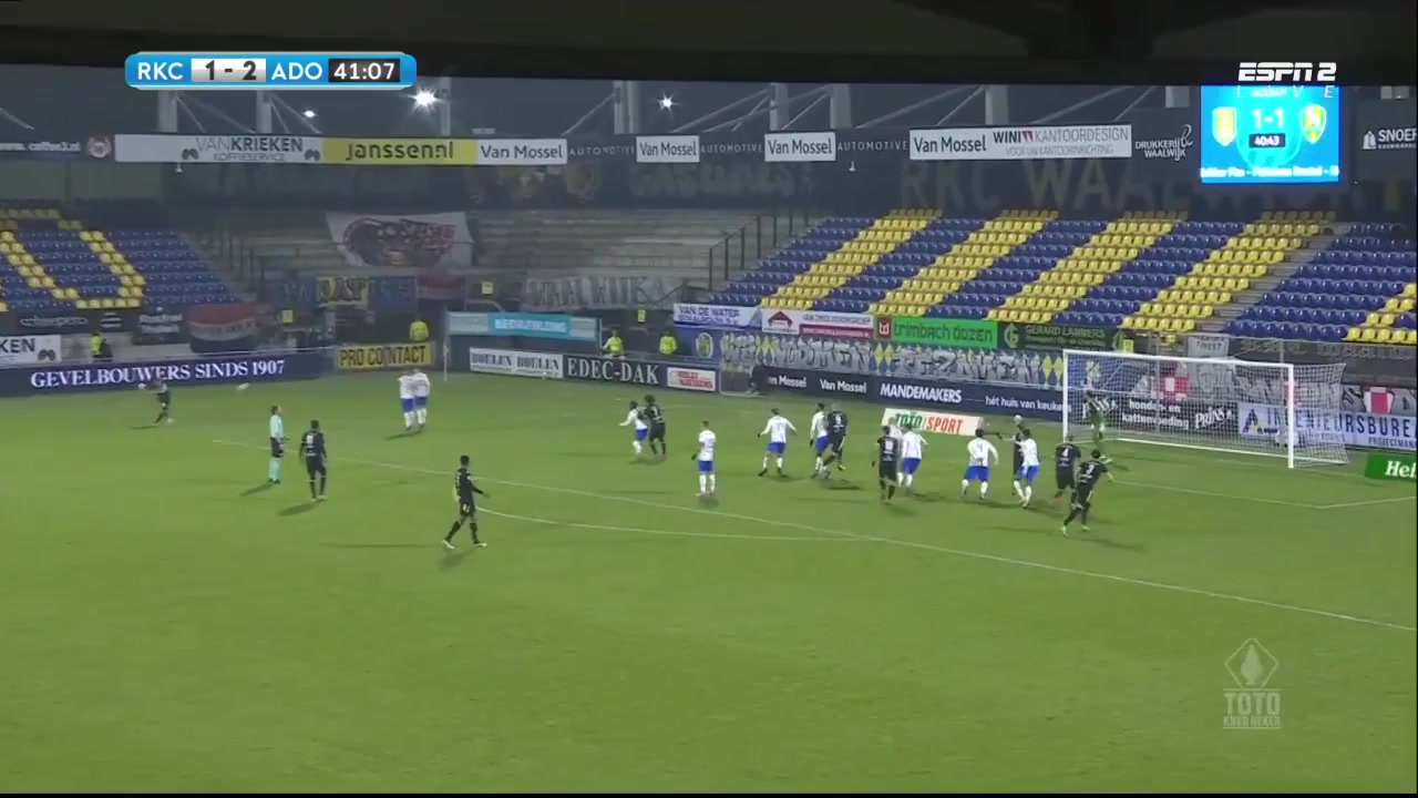 HOLC RKC Waalwijk Vs ADO Den Haag 40 phút Thomas VerheydtVào, ghi bàn 1:2