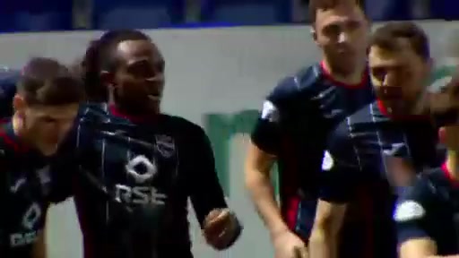 SCO PR Ross County Vs Motherwell  Goal in 45+ min, Score 1:0