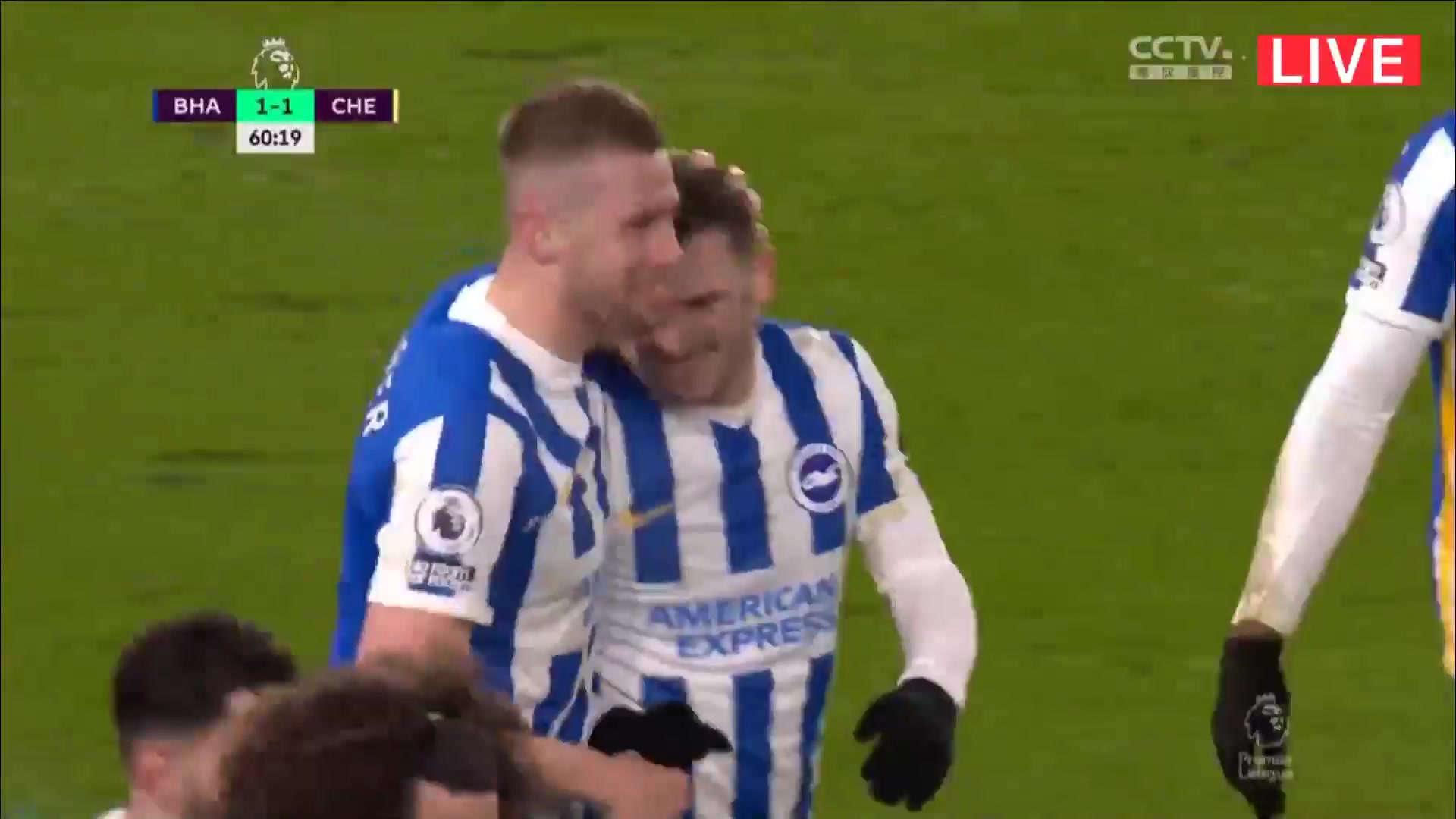 EPL Brighton Hove Albion Vs Chelsea 60 phút Vào, ghi bàn 1:1