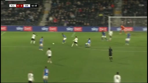 ENG LCH Fulham Vs Birmingham City  Goal in 42 min, Score 4:0