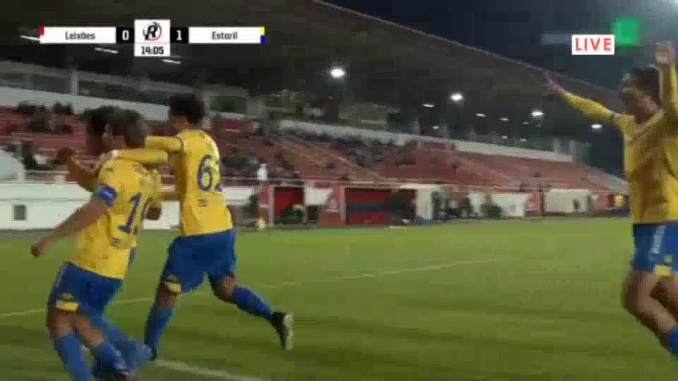 Por U23 Leixoes U23 Vs Estoril U23  Goal in 13 min, Score 0:1