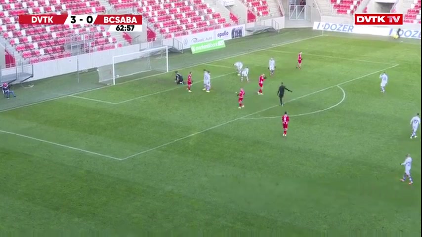 INT CF Diosgyor VTK Vs Bekescsaba Jurek Goal in 63 min, Score 4:0