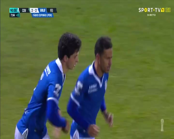 POR D2 SC Covilha Vs Feirense  Goal in 97 min, Score 2:2