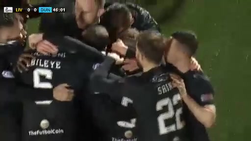 SCO PR Livingston Vs Dundee  Goal in 47 min, Score 1:0